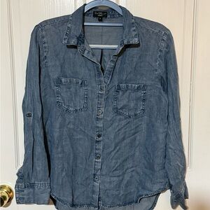 Velvet Heart Light Blue Denim Top